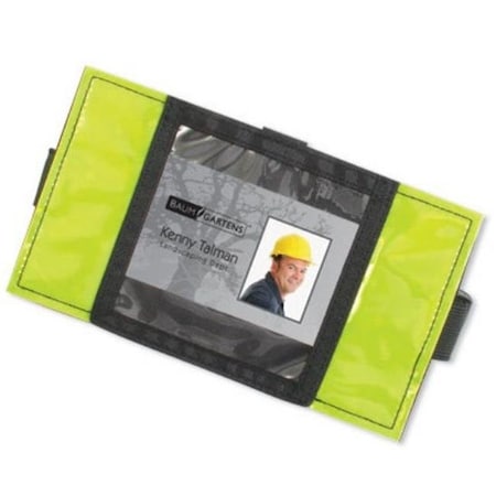 Sicurix SICURIX Reflective Safety Armband Badge Holder Horizontal BLACK (66850) 66850